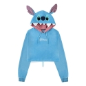 Lilo & Stitch - Sweat court à capuche Stitch