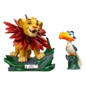 Disney - Pack 2 statuettes Master Craft Le Roi lion Little Simba & Zazu 31 cm