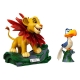 Disney - Pack 2 statuettes Master Craft Le Roi lion Little Simba & Zazu 31 cm