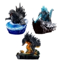 Godzilla - Pack 3 trading figures Godzilla Petitrama EX Series From Zero To Minus One Set 9 cm