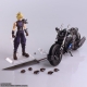 Final Fantasy VII Bring Arts - Figurine avec véhicule Cloud Strife & Hardy-Daytona 15 cm