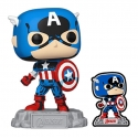 Avengers: Beyond Earth's Mightiest - Figurine POP! Captain America avec Pin's 9 cm