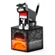 Minecraft - Figurine Diamond Level Tuxedo Cat 14 cm