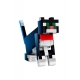 Minecraft - Figurine Diamond Level Tuxedo Cat 14 cm