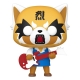 Aggretsuko - Figurine POP! Aggretsuko avec Guitare 9 cm