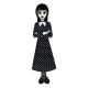 Mercredi - Set 4 pin's émaillés Mercredi  Addams Paper Doll 3 cm By Loungefly