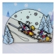 Disney - Pin's émaillés Mickey and friends Winter Wonderland Limited Edition 8 cm By Loungefly