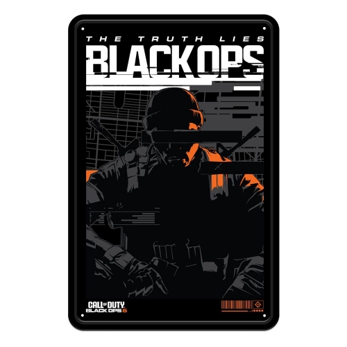 Call of Duty : Black Ops 6 - Panneau métal Black Ops 6 20 x 30 cm