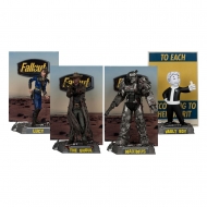 Fallout - Pack 4 statuettes Fallout Movie Maniacs Lucy, Maximus, The Ghoul & Vault Boy 15 cm