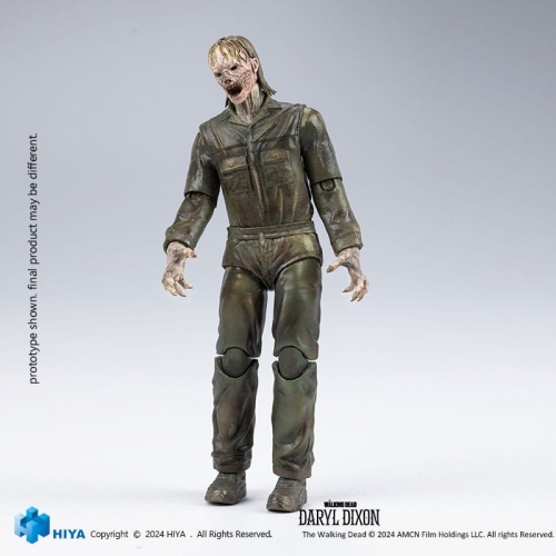 The Walking Dead - Figurine 1/18 Exquisite Mini Daryl Dixon Dark Eyes Walker 11 cm