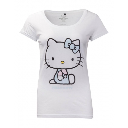 Hello Kitty T Shirt femme Embroidery Details Figurine Discount