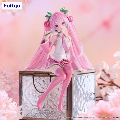 Hatsune Miku - Statuette Noodle Stopper Sakura Miku 2024 Pearl Color Ver. 15 cm