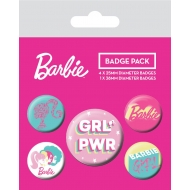 Barbie - Pack 5 badges Girl Power