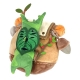 The Legend of Zelda : Tears of the Kingdom - Peluche ZP04 Korok with Backpack Brown 17 cm