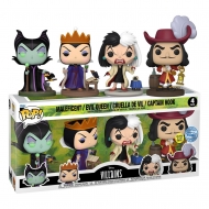 Disney Villains - Pack 4 figurines POP! Villains (GW)(EMEA) 9 cm