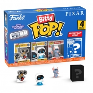 Pixar - Pack 4 figurines Bitty POP! Wall-E 2,5 cm