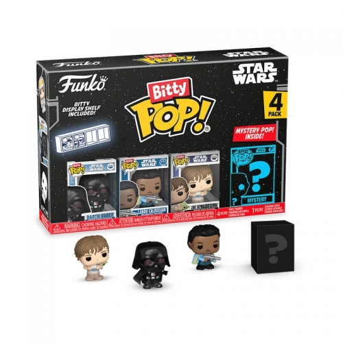 Star Wars - Pack 4 figurines Bitty POP! Vader 2,5 cm