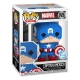 Marvel - Figurine POP! 8-Bit Captain America 9 cm