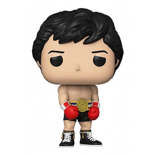 Rocky - Figurine POP! 45th Anniversary Rocky avec ceinture en or 9 cm