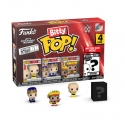 WWE - Pack 4 figurines Bitty POP! Dusty Rhodes 2,5 cm