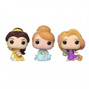 Disney - Pack 3 figurines Pocket POP! Egg Princess 4 cm