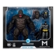 DC Justice League Monsterverse DC Multiverse - Pack de 2 figurines Batman & Kong 29 cm