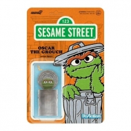 1, Rue Sésame - Figurine ReAction Oscar the Grouch 10 cm