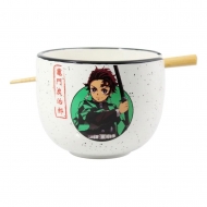 Demon Slayer: Kimetsu no Yaiba - Bol à ramen avec baguettes Tanjiro 414 ml