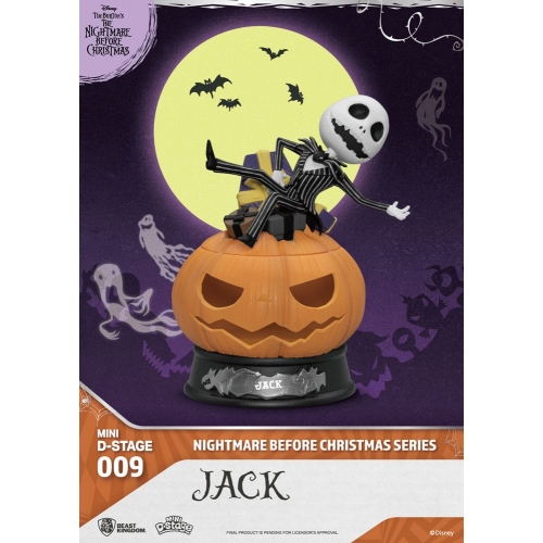 The Nightmare Before Christmas - Figurine Mini Diorama Stage Jack 10 cm