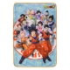 Dragon Ball Super - Couverture polaire Universe Survival Iconic Characters 100 x 150 cm