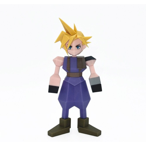 Final Fantasy VII - Figurine Polygon Cloud Strife 15 cm