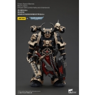 Warhammer 40k - Figurine Chaos Space Marines Black Legion Chosen avec Combi-melta et chainsword 20 cm