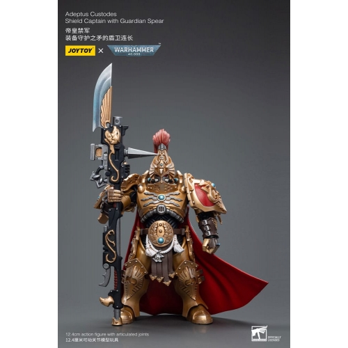 Warhammer 40k - Figurine 1/18 Adeptus Custodes Shield Captain with Guardian Spear 12 cm