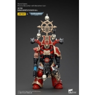 Warhammer 40k - Figurine 1/18 World Eaters Khorne Berzerker avec Berzerker lcon 13 cm