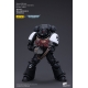 Warhammer 40k - Figurine 1/18 Space Marines Black Templars Outriders Brother Valtus 14 cm