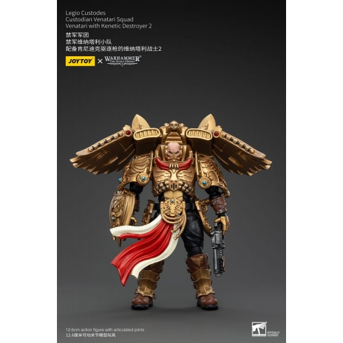 Warhammer The Horus Heresy - Figurine 1/18 Legio Custodes Custodian Venatari Squad Venatari with Kenetic Destroyer 2 13 cm