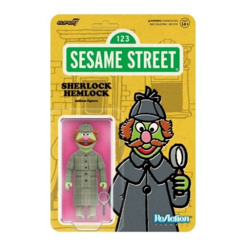 1, Rue Sésame - Figurine ReAction Sherlock Hemlock 10 cm