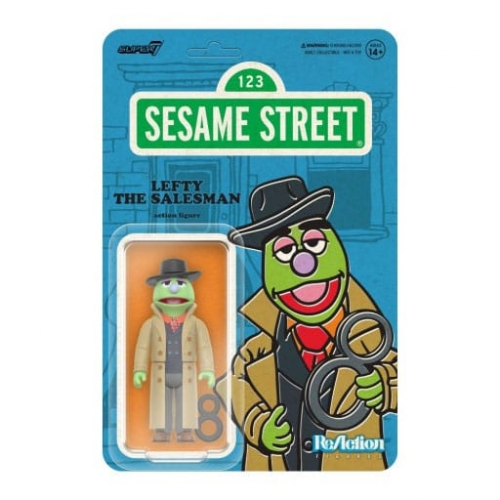 1, Rue Sésame - Figurine ReAction Lefty the Salesman 10 cm