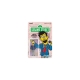 1, Rue Sésame - Figurine ReAction Guy Smiley (avec Bread) 10 cm