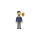 1, Rue Sésame - Figurine ReAction Guy Smiley (avec Bread) 10 cm