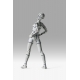 Original Character - Figurine S.H.Figuarts Body-Chan Sports Edition Wire Frame (Gray Color Ver.) 15 cm