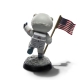 NASA - Figurine Mini Co. Apollo 11 Astronaut 23 cm