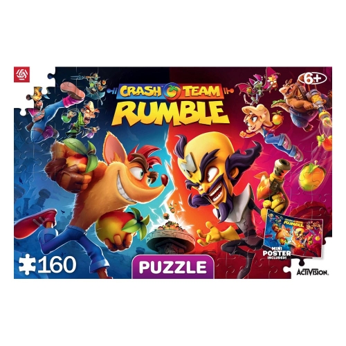 Crash Bandicoot - Puzzle Kids Rumble Heroes (160 pièces)