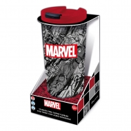 Marvel - Gobelet de voyage isotherme en métal Marvel Pattern