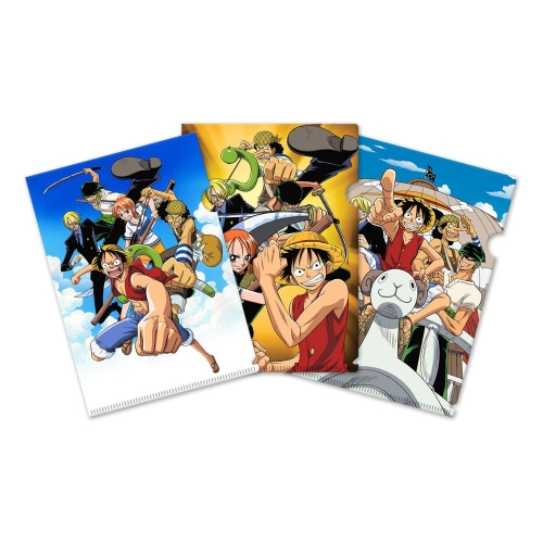 One Piece - Set 3 pochettes transparentes One Piece Classic Adventures