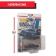 Hot Wheels - Pack 19 protections pour blisters Hot Wheels (Premium Car)