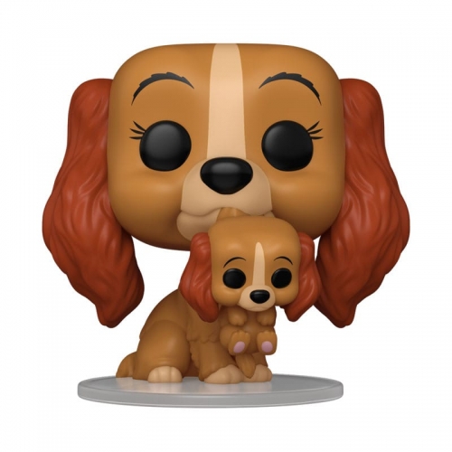 La Belle et le Clochard - Figurine POP! La Belle avec chiot 9 cm