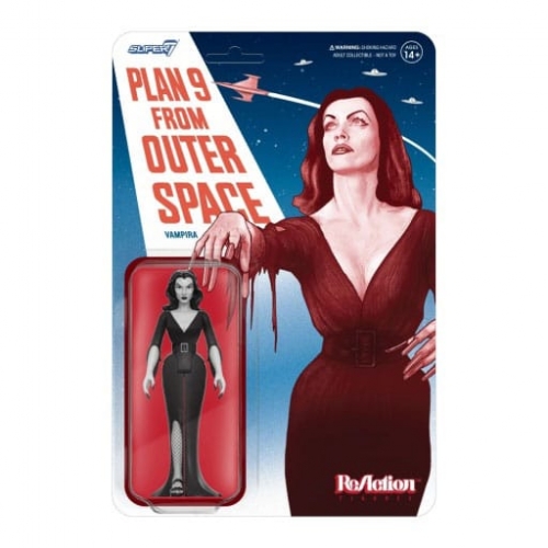 Vampira - Figurine ReAction Vampira Plan 9 Grayscale 10 cm