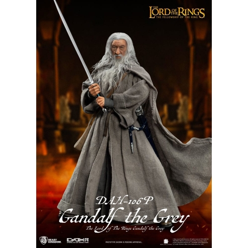 Le Seigneur des Anneaux - Figurine Dynamic Action Heroes 1/9 Gandalf le Gris 21 cm