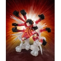 One Piece - Statuette Figuarts ZERO Extra Battle Monkey D. Luffy -Gum Gum Hawk Gatling- 19 cm